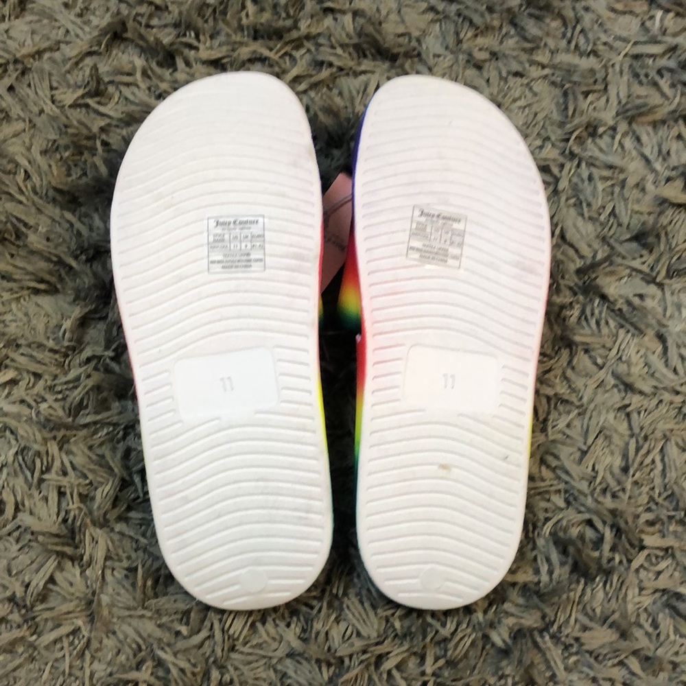 Rainbow Juicy Couture Slides - Picture 7 of 7